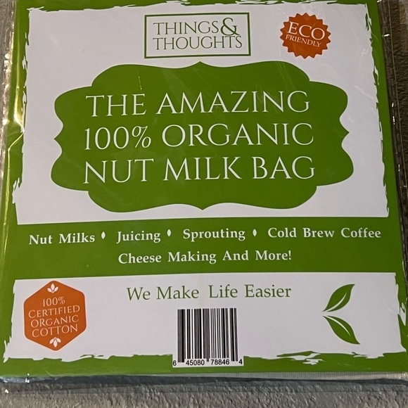 100% Organic Nut Milk Bag - Picture 1 of 4